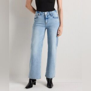 Quince Light Blue Straight-Leg Women's Jeans